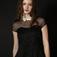 [Édition] pearl collar jacquard dress