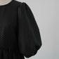 puff sleeve volume one-piece
