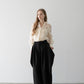 cocoon tuck pants
