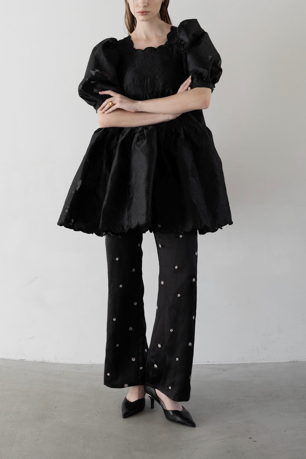 Édition] form jacquard dress – Acka online store