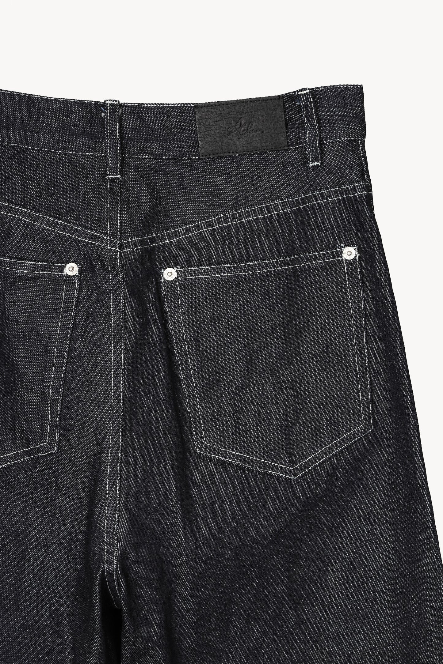 center line denim pants