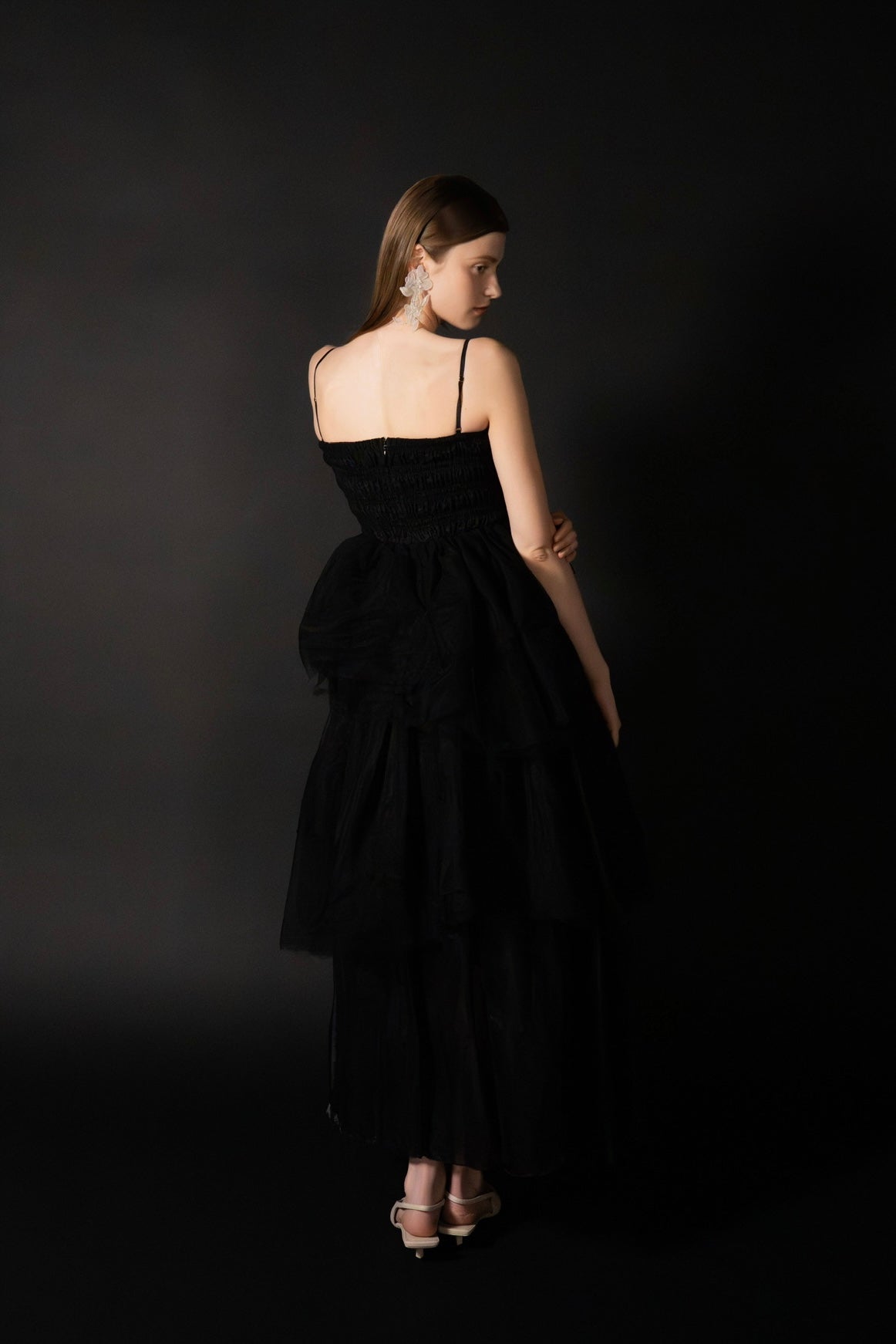 Édition] veil tiered dress – Acka online store