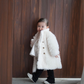 ［kids］poodle boa long coat