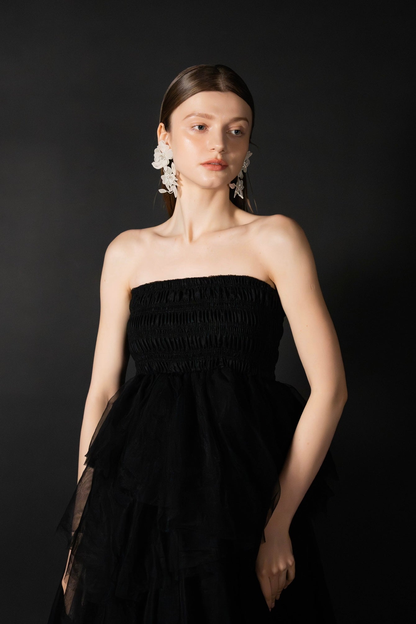 Édition] veil tiered dress – Acka online store