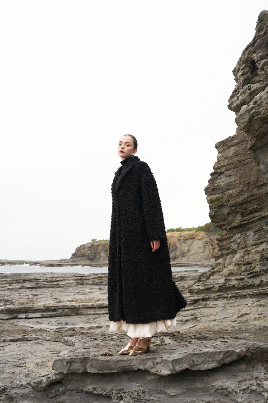 acka poodle boa long coat poodle boa long coat 【公式通販】
