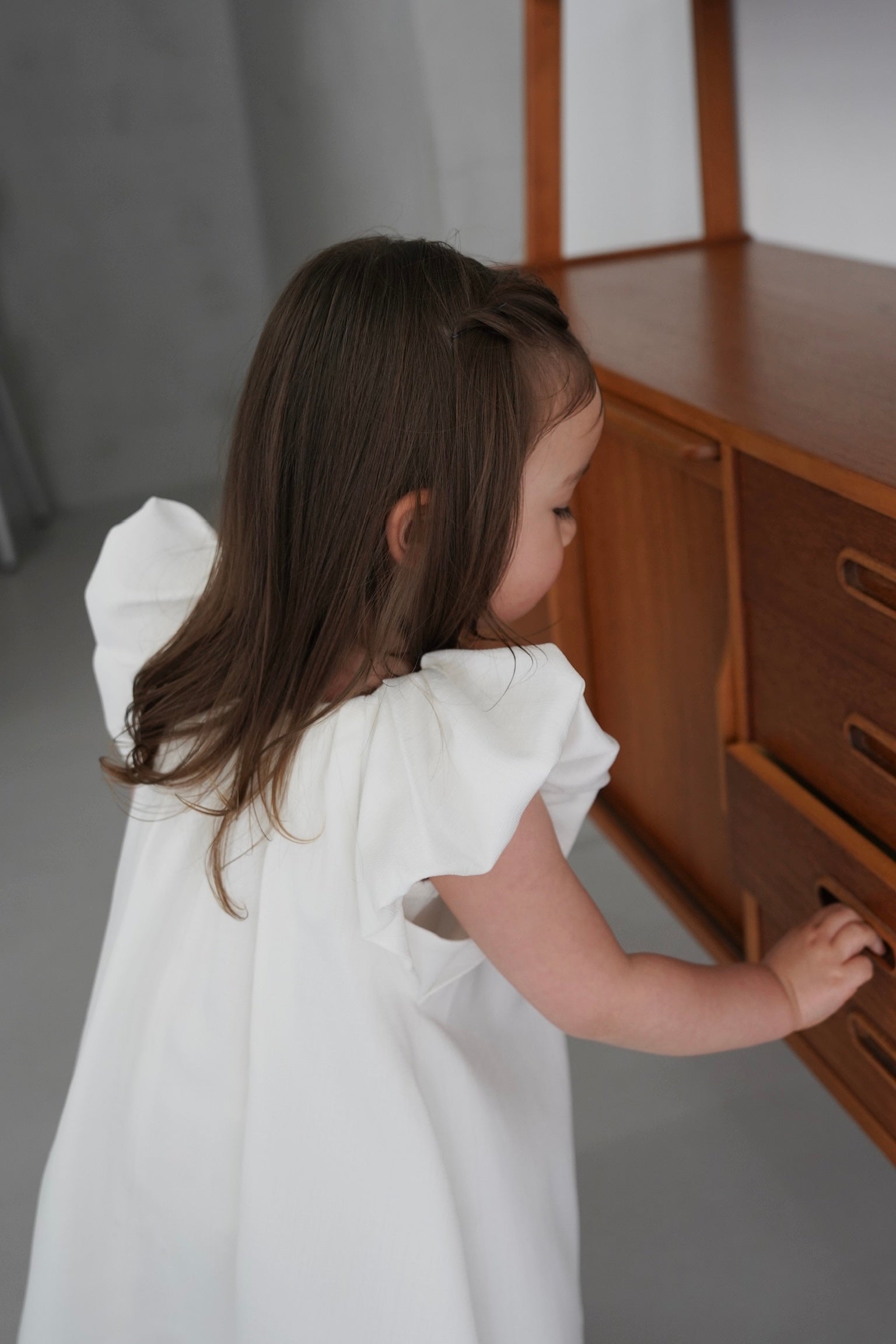 kids］drape one-piece – Acka online store
