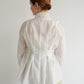 organza ribbon blouse