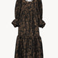 jacquard volume dress