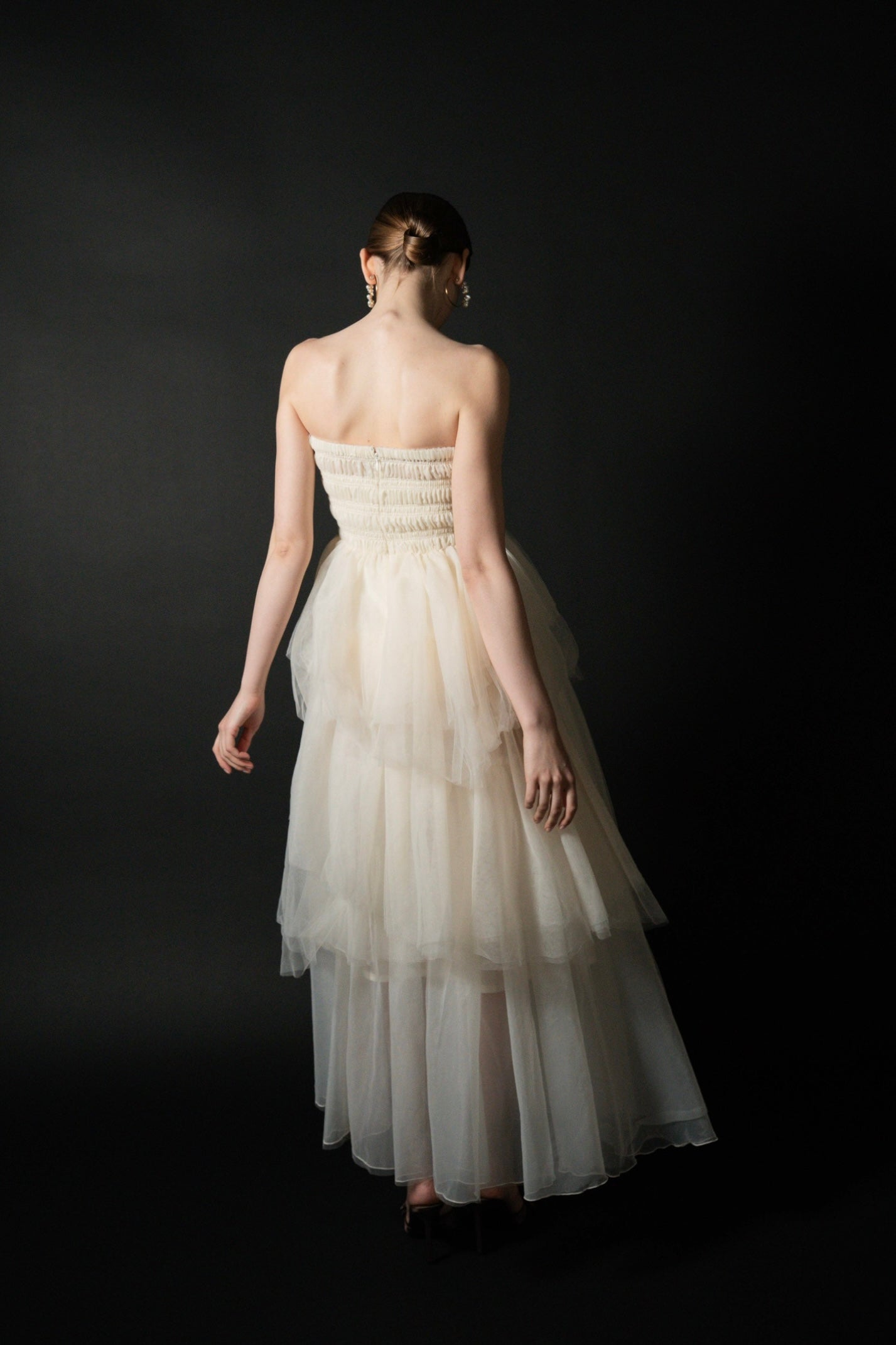 Édition] veil tiered dress – Acka online store