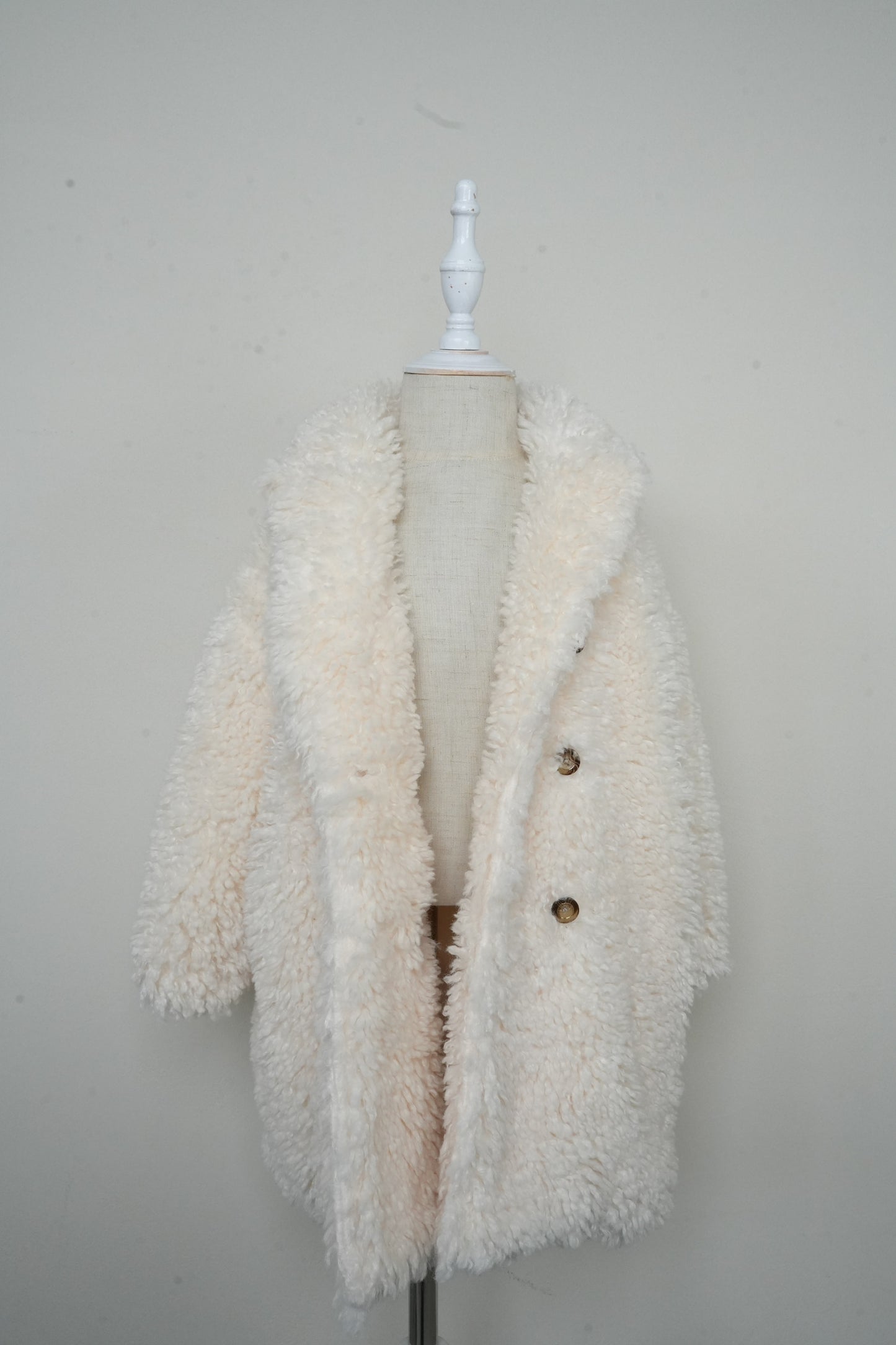 ［kids］poodle boa long coat