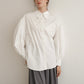 bijou collar volume shirt