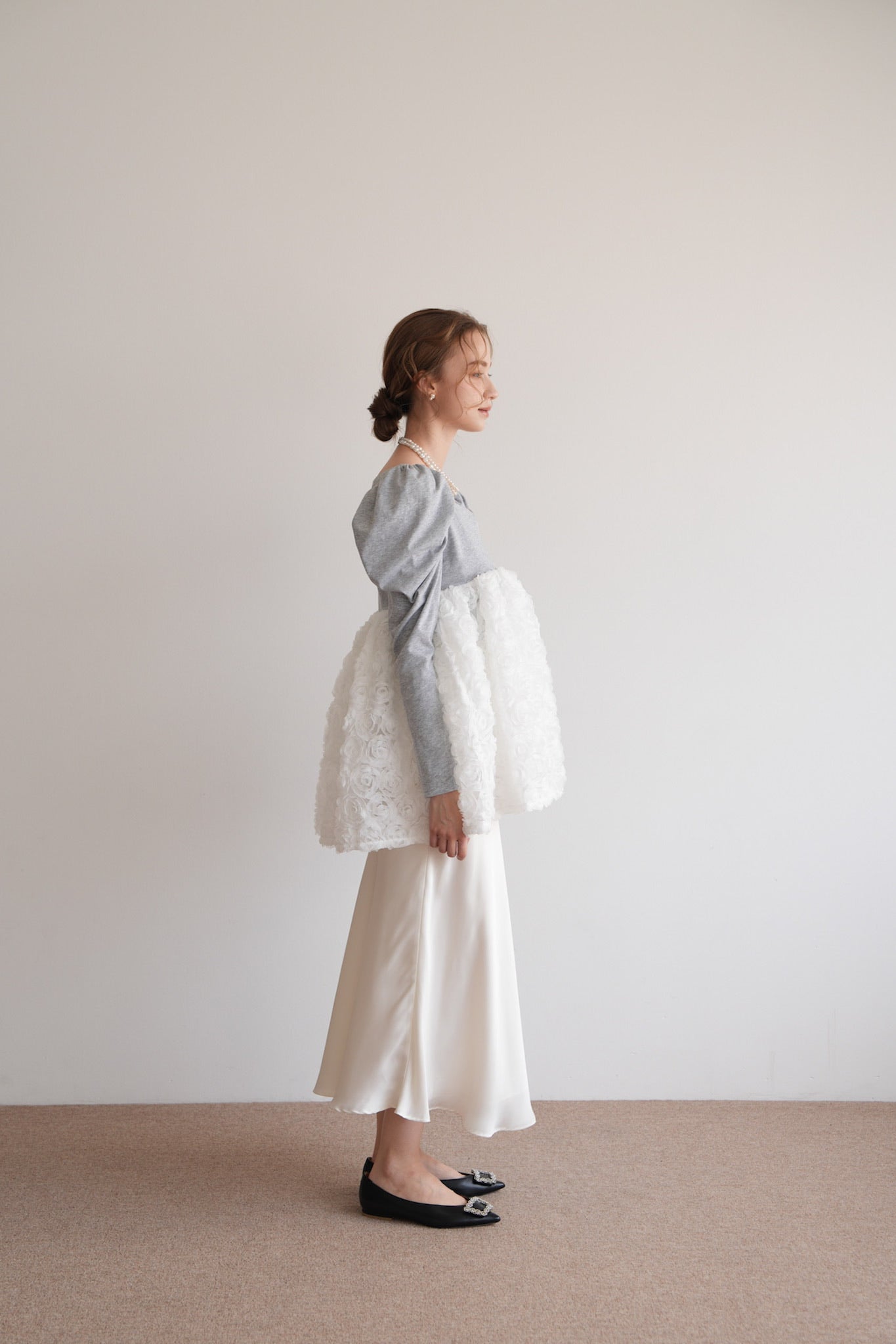 3d rose puff tops – Acka online store