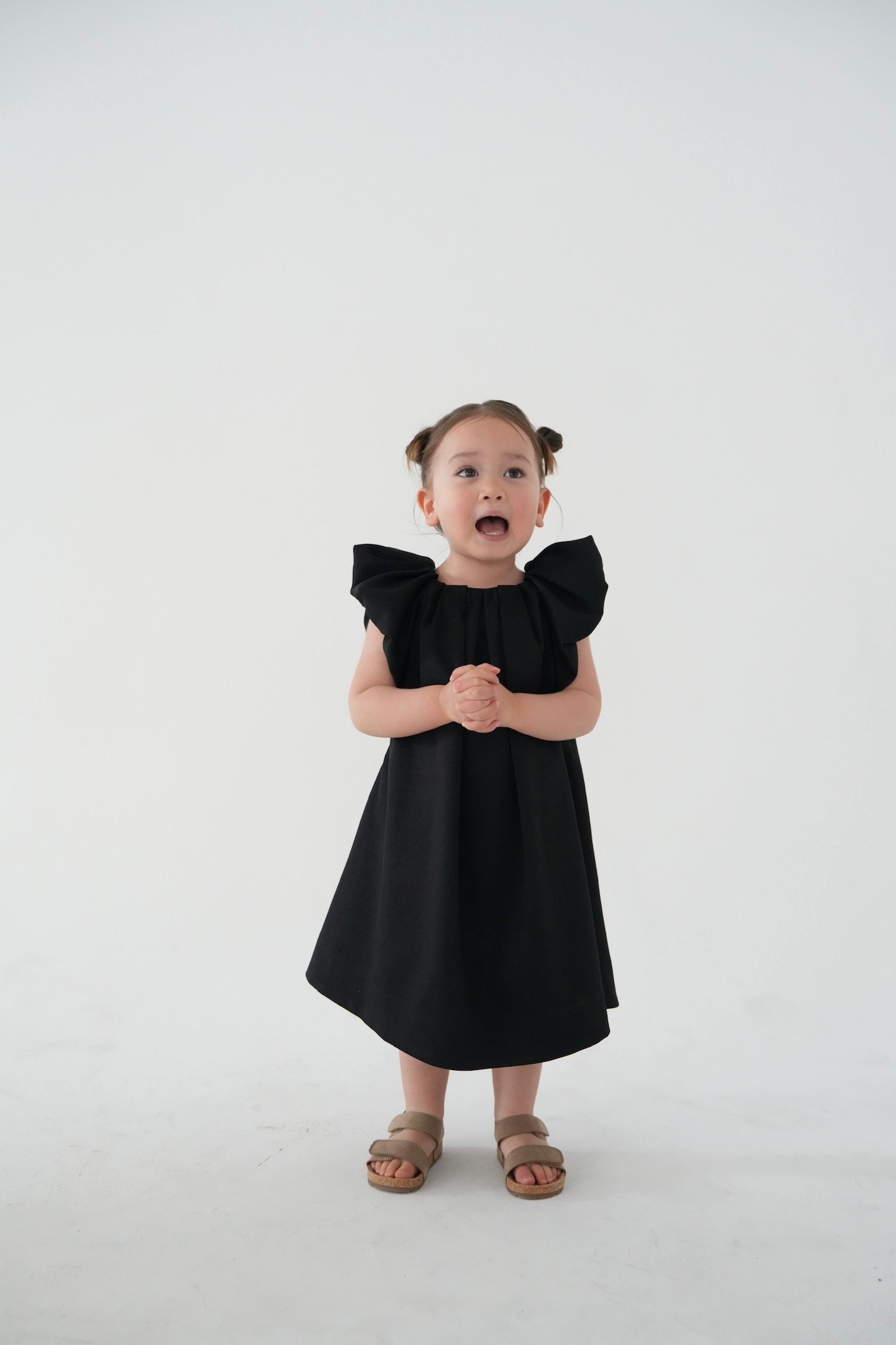 kids］drape one-piece – Acka online store