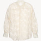 sheer embroidery shirt