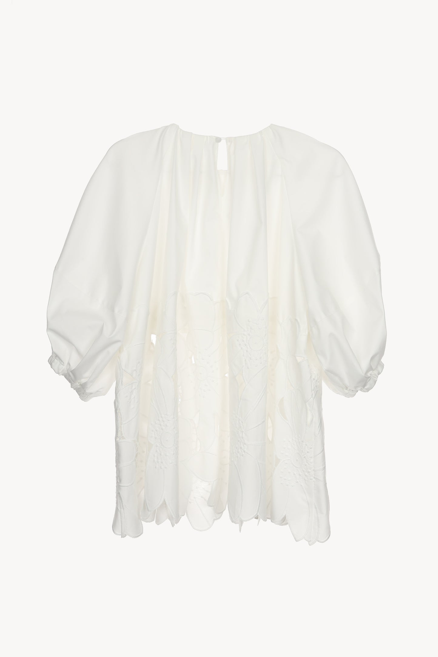 lace accent blouse