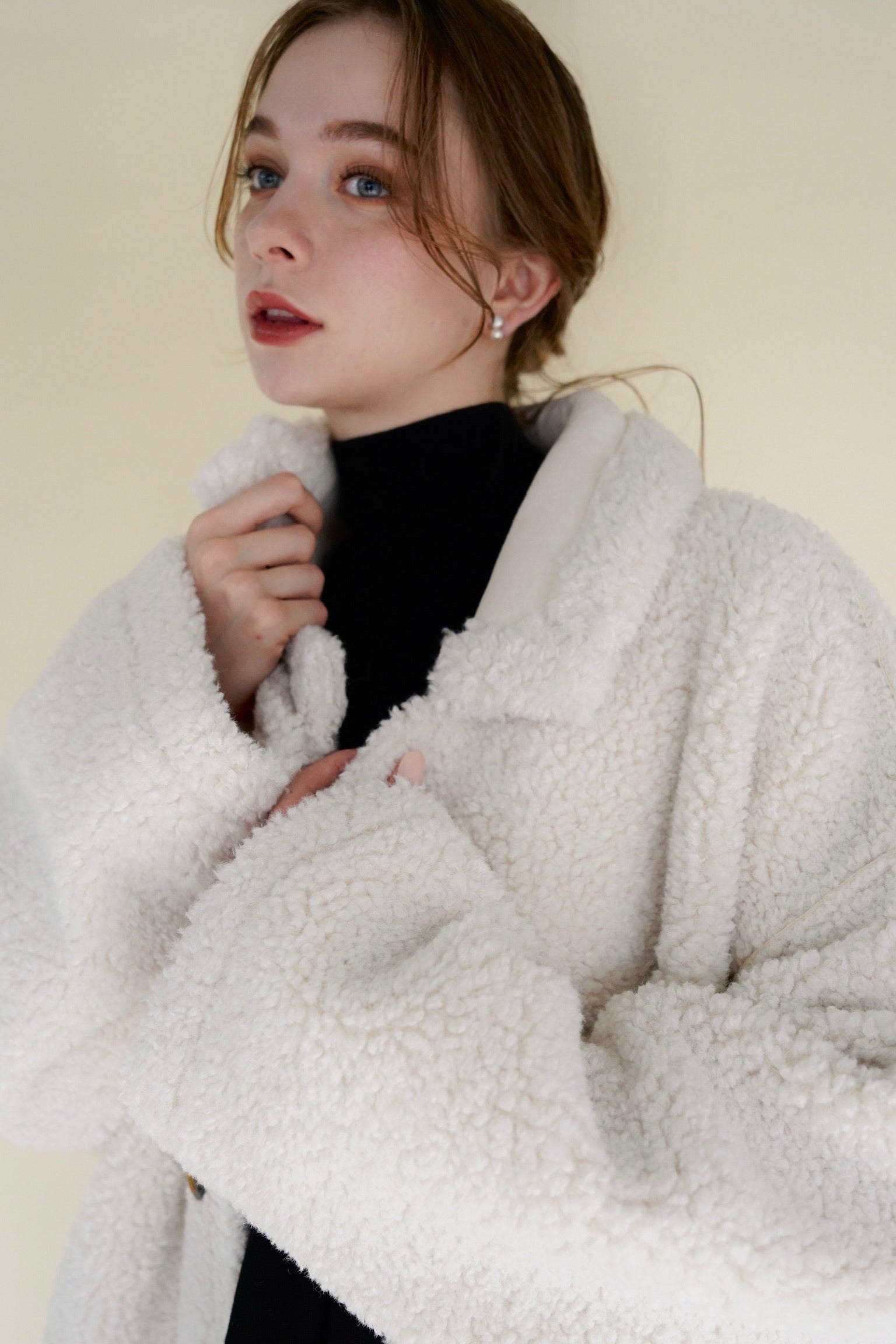 reversible boa coat – Acka online store