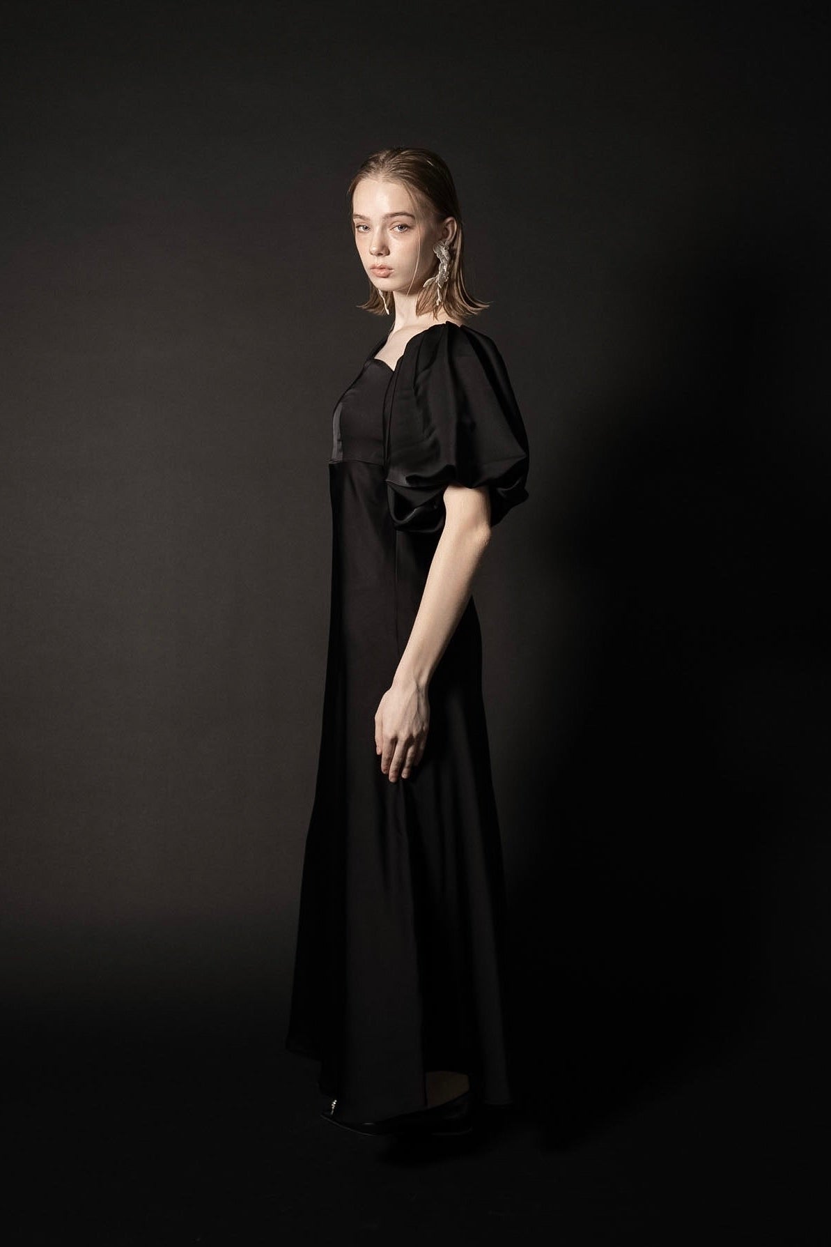 Édition］soft line puff dress – Acka online store