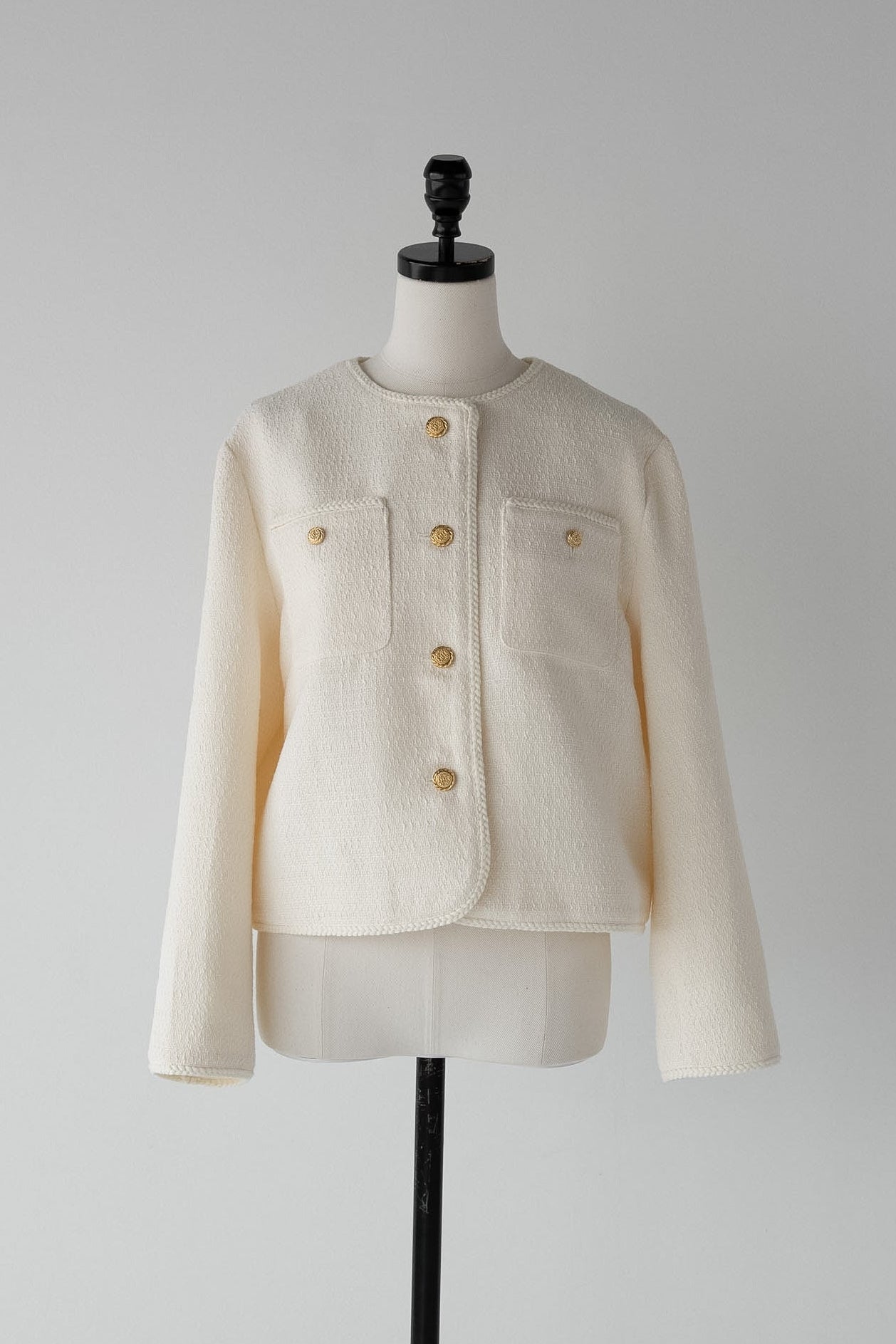 ［Édition］tweed frill jacket