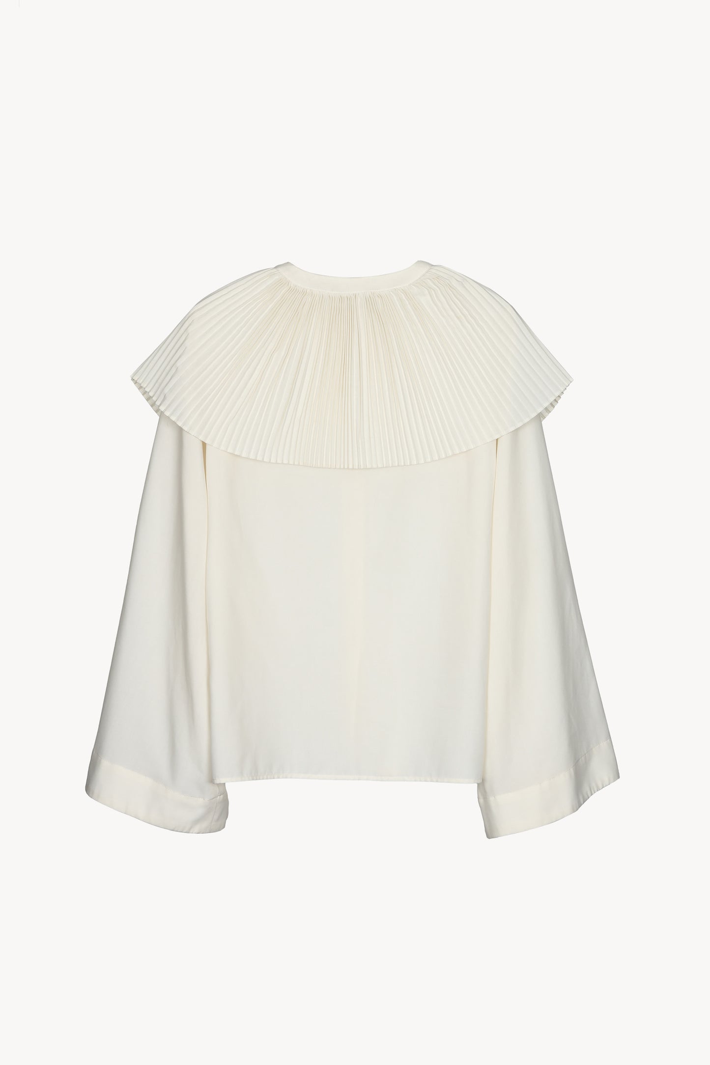 pleats collar blouse