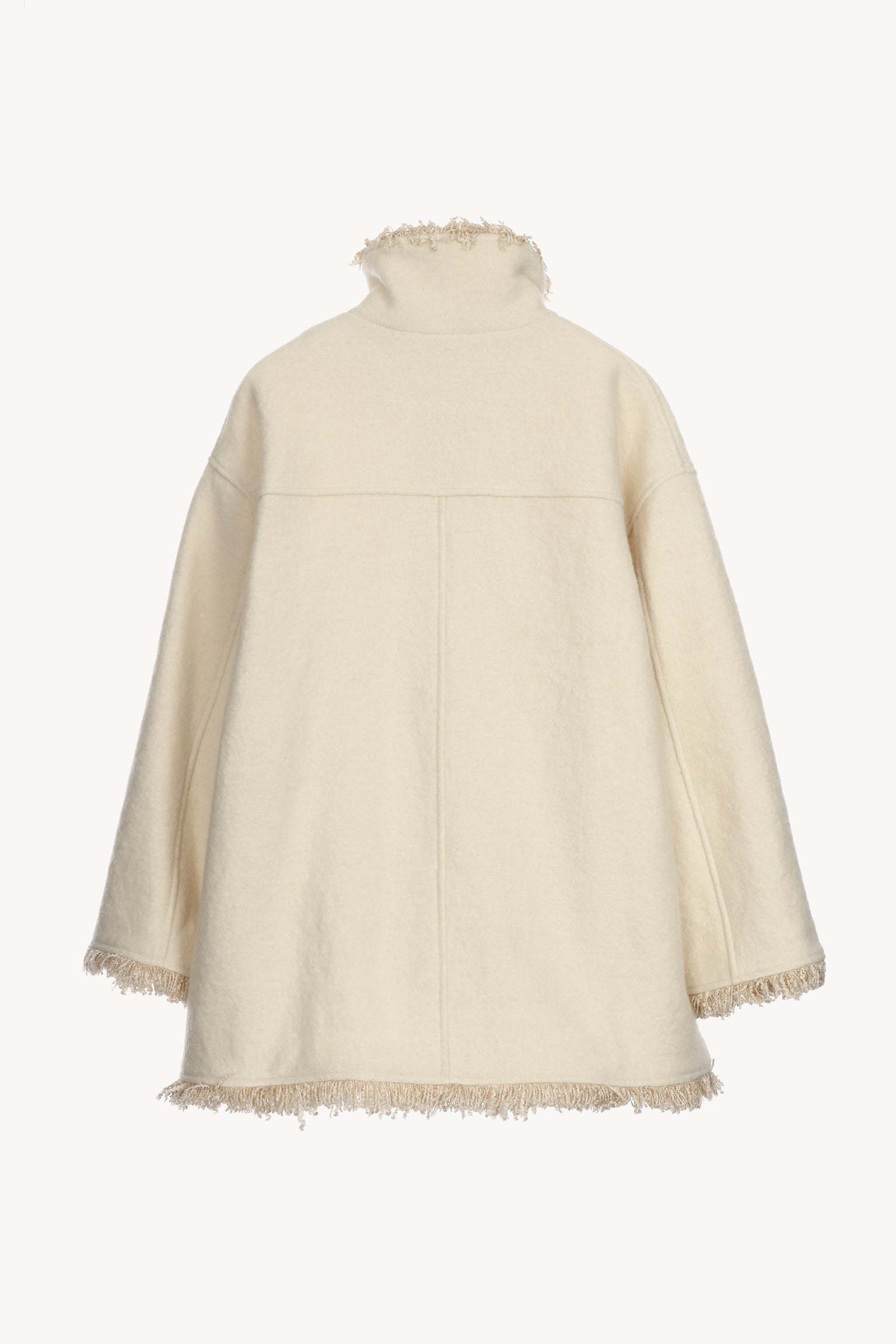 stand collar fringe coat – Acka online store
