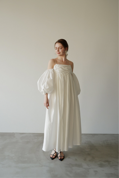 puff camisole dress