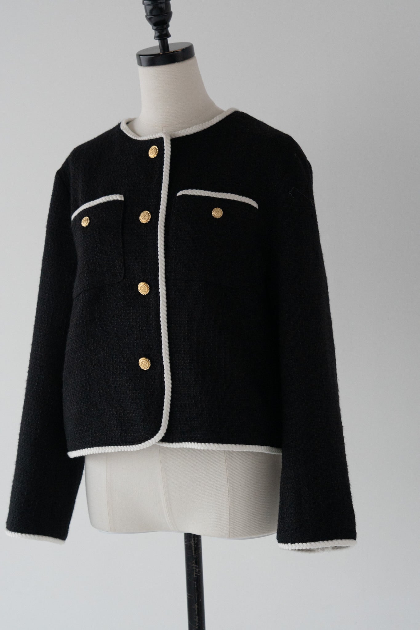［Édition］tweed frill jacket