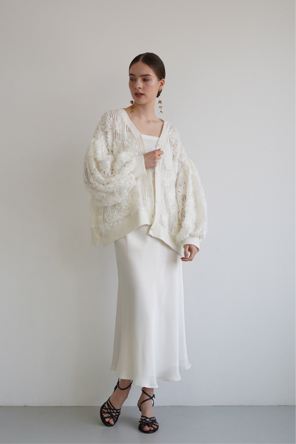 flower lace cardigan