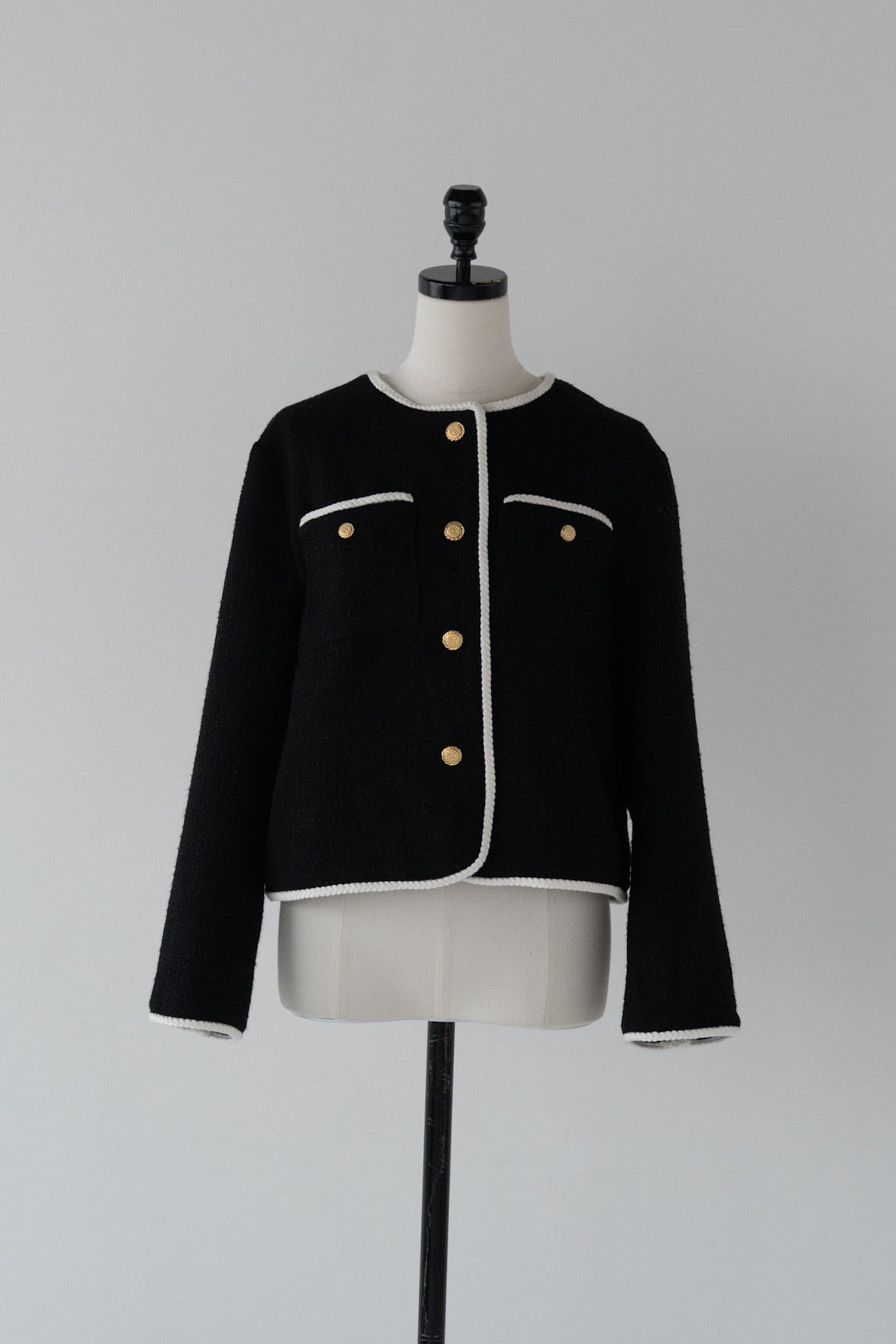 ［Édition］tweed frill jacket