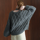 neck details cable knit