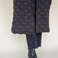 quilting long down coat