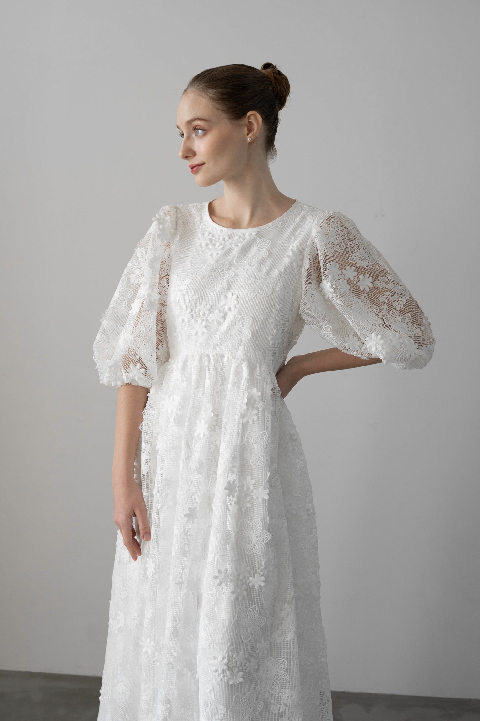 puff sleeve volume one-piece – Acka online store