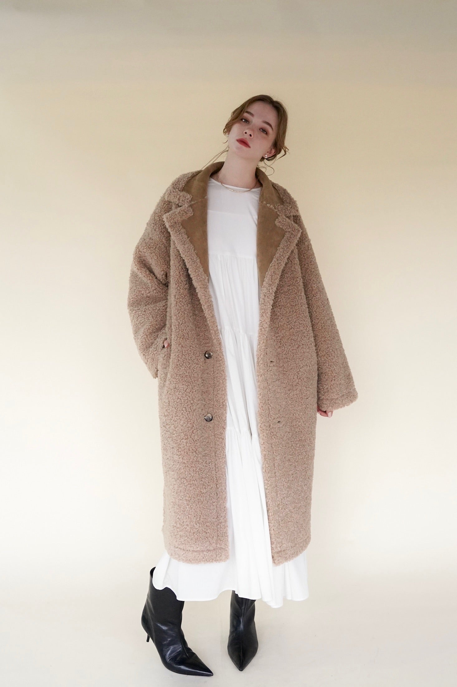 reversible boa coat – Acka online store