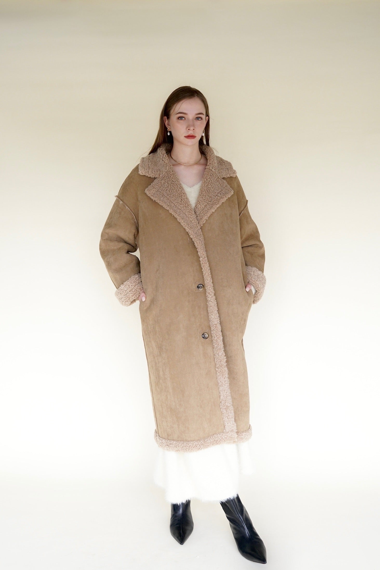 reversible boa coat – Acka online store