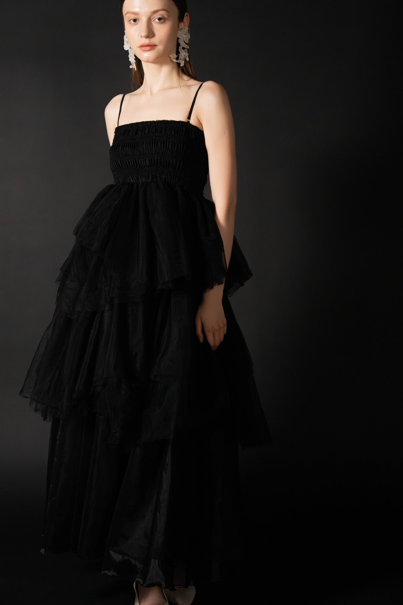 Édition] veil tiered dress – Acka online store