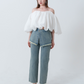 over skirt denim pants