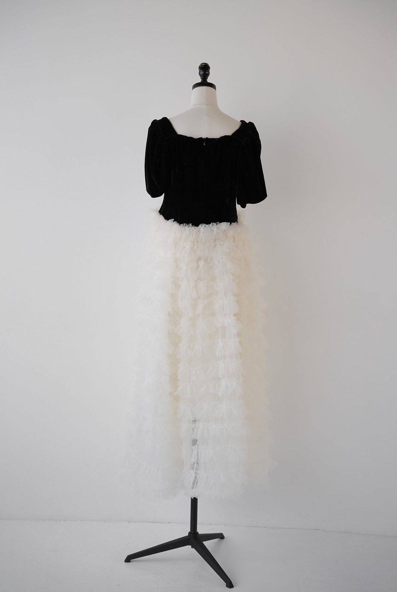 Édition］volume tulle tier dress – Acka online store