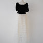 ［Édition］volume tulle tier dress