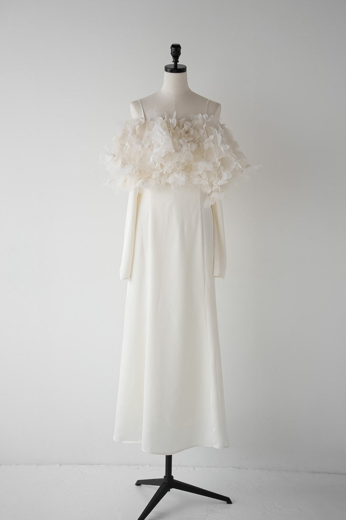 ［Édition］ flower motif tulle dress