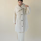 layered collar boa coat