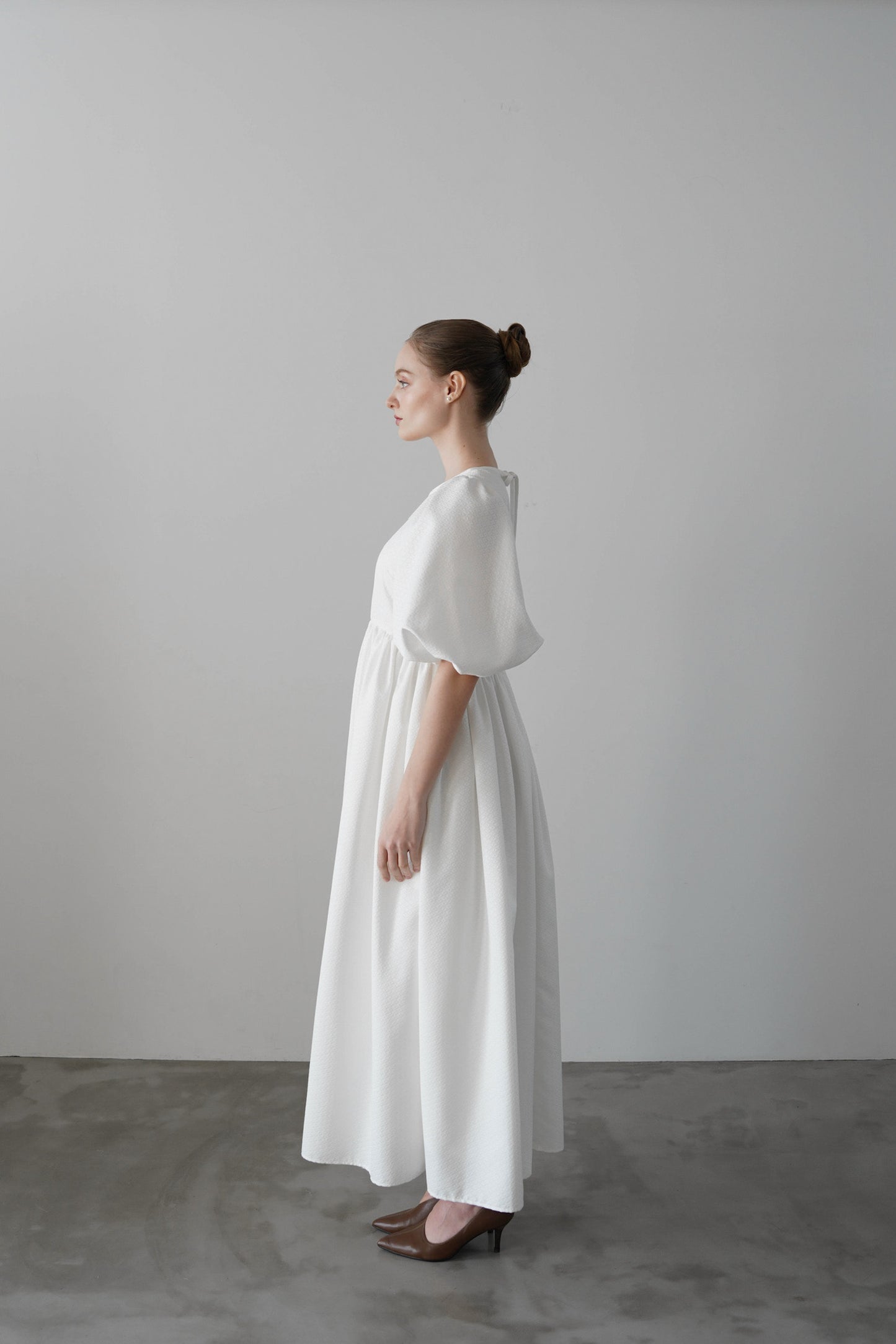 puff sleeve volume one-piece