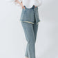 over skirt denim pants