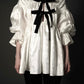 ［Édition］jacquard ribbon blouse