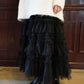 tulle long skirt