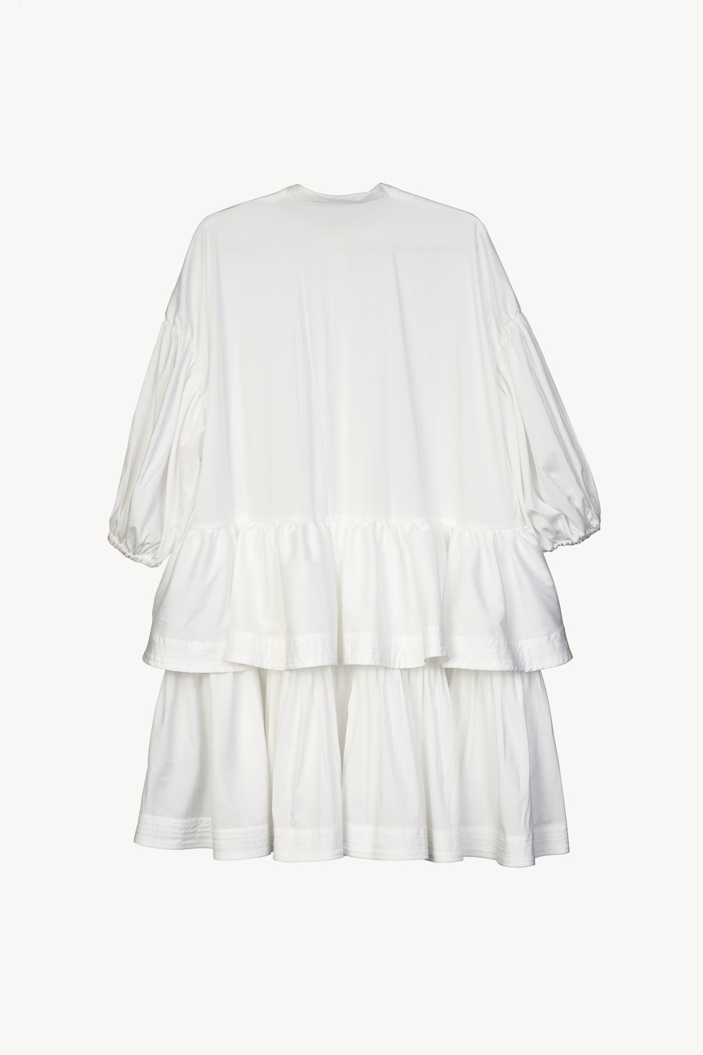 frill shirt one-piece