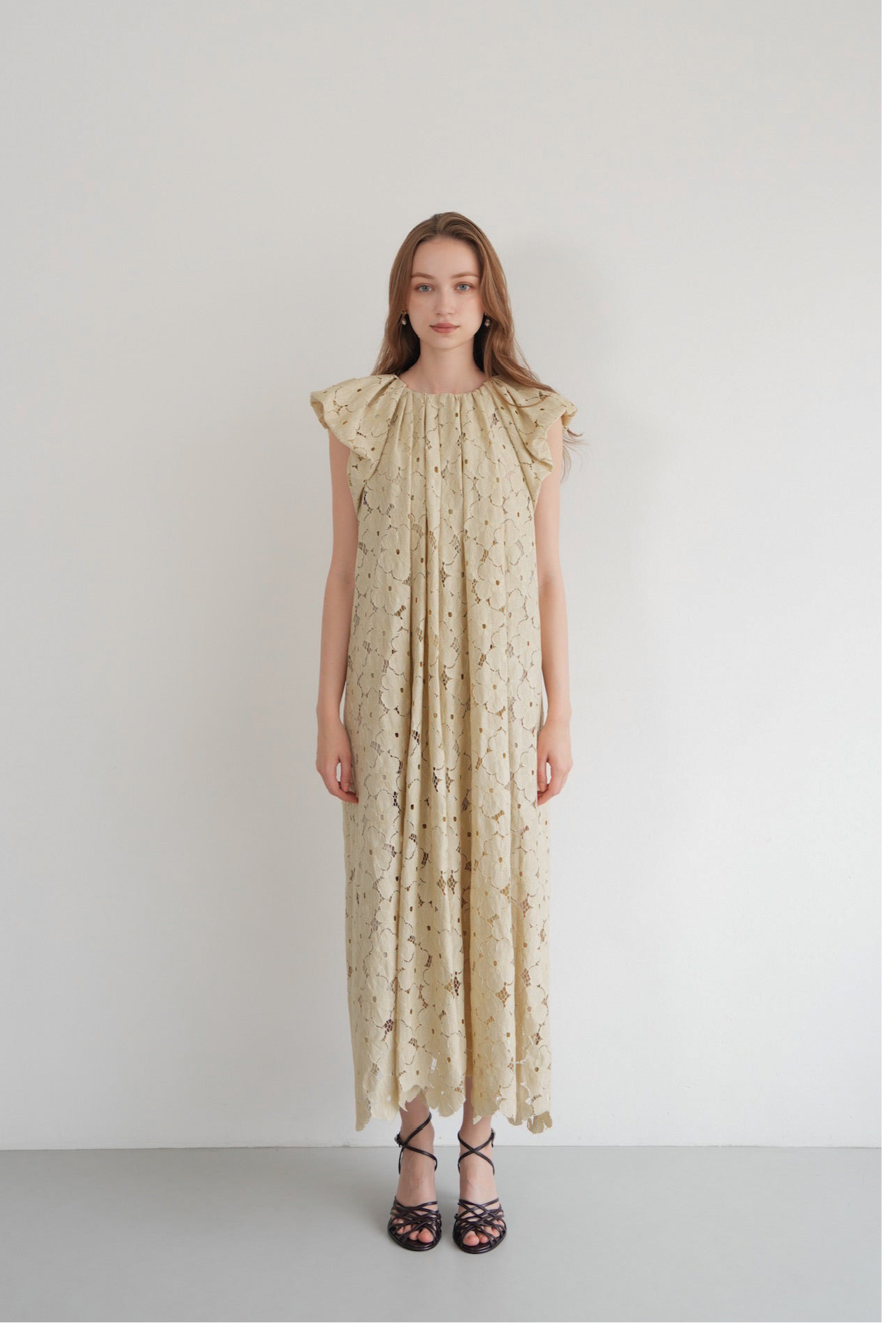 flower lace drape one-piece – Acka online store flower lace drape one-piece – Acka online store