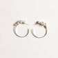 A.B. ELLIE ari freshwater pearl hoops