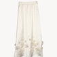 satin flower skirt