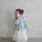 ［kids］tulle long skirt