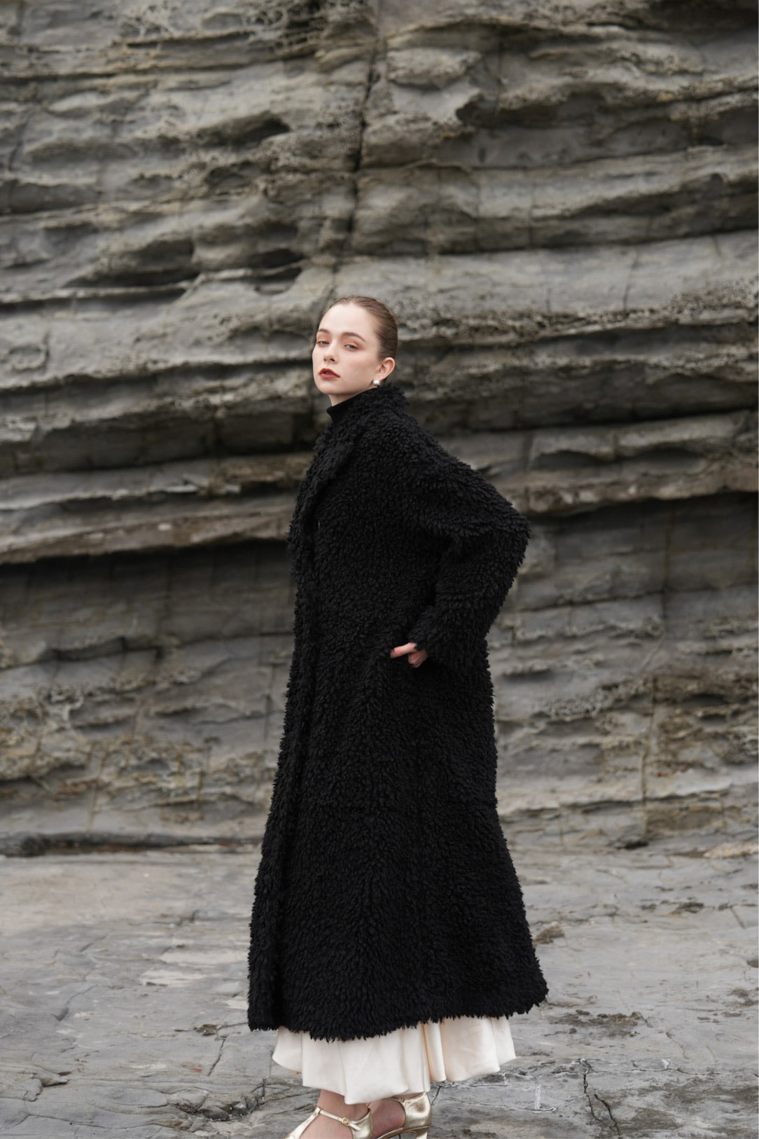 poodle boa long coat – Acka online store poodle boa long coat – Acka online store