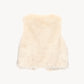 fur short vest
